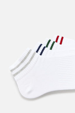 4-PACK OF SOCKS WITH CONTRAST STRIPES - Zara фото 2