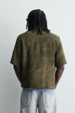 ABSTRACT PRINT RELAXED FIT SHIRT - Zara фото 3