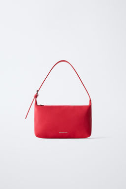 BOLSO SHOULDER NYLON / Rojo