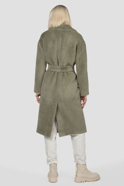 Пальто женское демисезонное (пояс) - El podio фото 5