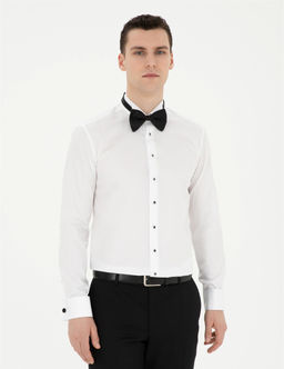Beyaz Slim Fit Smokin G_mlek