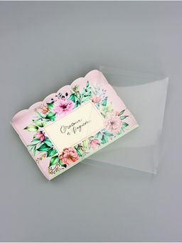 Цена за 5 шт. Коробка для печенья, Счастья, 22?15?3 см