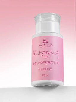 Manita Professional Обезжириватель для ногтей универсальный 4 в 1 / Bubble Gum, 150 мл