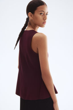 Chaleco en punto de canal? con peplum - H&m фото 5