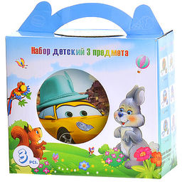 25603 Набор детский 3пр АВТОМОБИЛЬ LR (х12) - Mayer&boch фото 3