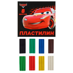 Пластилин 8 цветов 120 г Тачки - Disney фото 6