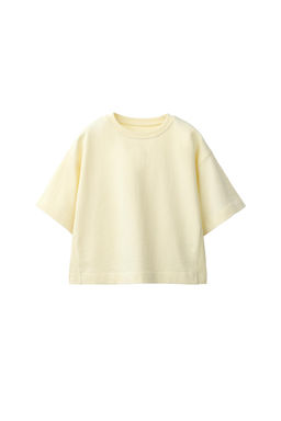 CAMISETA LISA HEAVY JERSEY / Amarillo - Zara фото 6