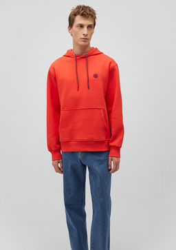 Mavi Logo Nak?sl? Kapusonlu K?rm?z? Sweatshirt  фото 2