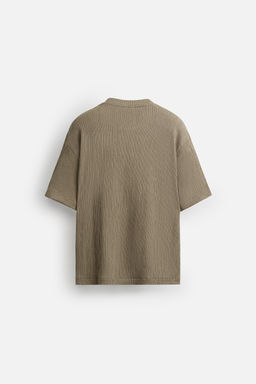 IRREGULAR TEXTURE T-SHIRT - Zara фото 7