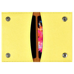 Чехол д/пласт. карт арт.48403/50 НАППА СВЕТЛО-ЖЕЛТЫЙ МЕТАЛЛИК - Феникс+ фото 6
