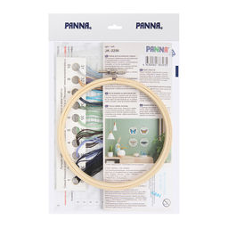 Набор для вышивания PANNA Живая картина JK-2256 Бабочка. Эрцгерцог 13 х 13 см