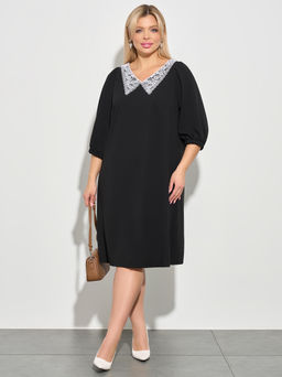 Платье 0218-2 чёрный кварц - Dora фото 11