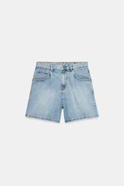 SHORTS DENIM TIRO ALTO ZW COLLECTION / Azul claro - Zara фото 6