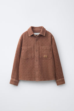 SOBRECAMISA ESTRUCTURA BOLSILLOS / Terracota