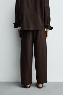 PANTAL?N BALLOON FIT ESTRUCTURA / Granate - Zara фото 12