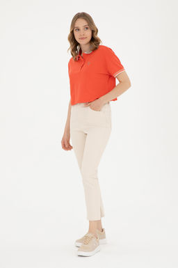 Женская футболка с цветком граната Неожиданная скидка в корзине - U.s. polo assn фото 6