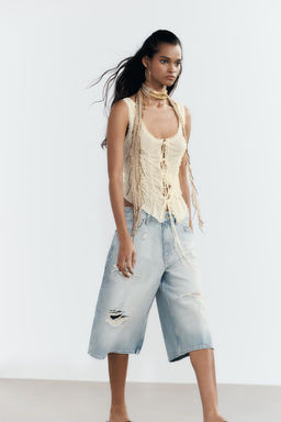 GATHERED TIE TOP - Zara фото 15