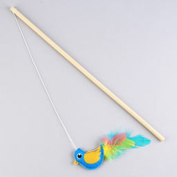 Дразнилка из фетра Птичка, 6,6х5,6 см - Пушистое счастье фото 2