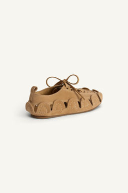 LEATHER CAGE SANDALS LIMITED EDITION - Zara фото 8