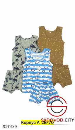 Майка и шорты детские 3 шт