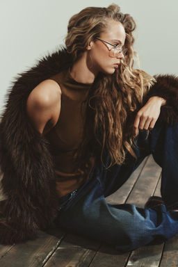 FAUX SUEDE TOP - Zara фото 2