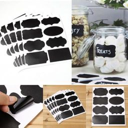 Наклейки для кухни грифельные Ассорти Меловые 8шт. (0970) Лист 10х15 см - Мой органайзер фото 10