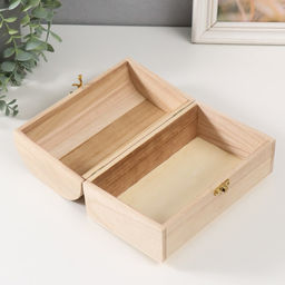 Шкатулка под роспись дерево «Сундучок», замок крючок, 19.5×12×10.5 см