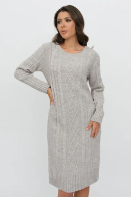 ЗЛАТА Платье С 1931/серо-бежевый