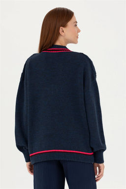 Женский темно-синий свитер - U.s. polo assn фото 12