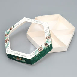 Цена за 5 шт. Коробка складная «С Новым годом!», 20×23×4 см