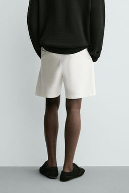 COMFORT TEXTURED BERMUDA SHORTS - Zara фото 11