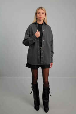 Женская джинсовая рубашка Happyfox