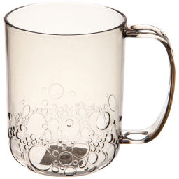 Цена за 2 шт. Кружка пластиковая 520мл "Пузыри", микс цветов