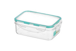 Цена за 2 шт. Контейнер для продуктов "Модена" прямоугольный 0,5л с защелками (бесцветный) 223111118/02