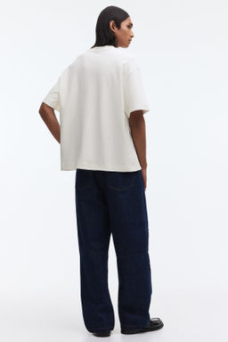Camiseta interlock Loose Fit - H&m фото 6
