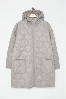 TRENDYOLMILLA Tas Oversize Kal?p Kapusonlu Kapitone Mont TWOAW25MO00242  фото 6