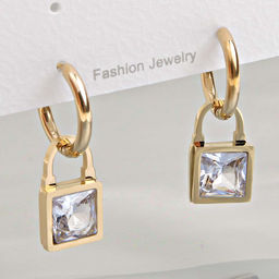 Серьги с замком кольцо арт. 13 3667 (id 276595)