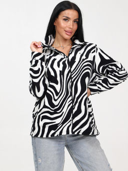 318 ЖЕНСКИЙ БЛЕЙЗЕР (Зебра/белый) - А-дина фото 3