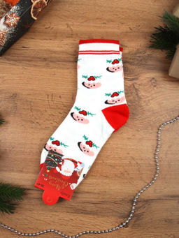 Носки р. 35-40 Новый год / L827 /уп 10/300/ ОДНА ПАРА/ МАРКА - Галеонтрейд фото 4