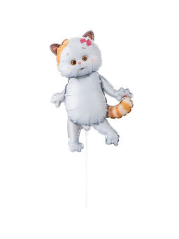 Воздушные шары фольгированные 16" "Басик Кошечка Ли-Ли" набор 5 штук