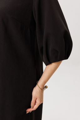 Платье ANELLI 1792 лепесток черной мальвы  фото 2