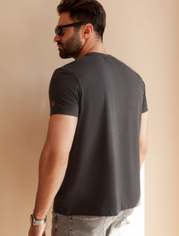 Футболка из премиального хлопка с авторским принтом - Vilatte фото 5