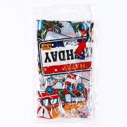 Шар полимерный с клапаном 18'' Deco Bubble, «Машинки», прозрачный, кристалл, 1 шт. в уп.