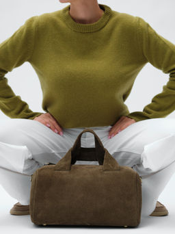 Замшевая сумка Bowling DBR 31378 тундра