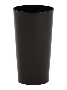 Кашпо со вставкой 26х26х46 см (вставка 9 л) "КАМЕЛИЯ 3" графит