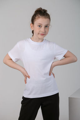 VIOTEX Фуфайка (футболка) для девочки Бэйсик-1