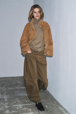 ZW COLLECTION BALLOON MID-WAIST JEANS