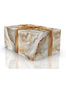 Цена за 2 шт. Коробка складная «Золотой бант», 22 × 15 × 10 см