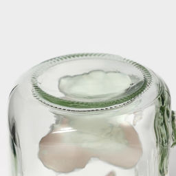 Банка с крышкой и трубочкой Котик, 450 мл, 10?7.5?13 см