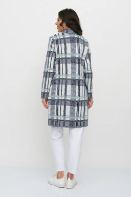 ЗЛАТА Кардиган В 1579/сине-мятный